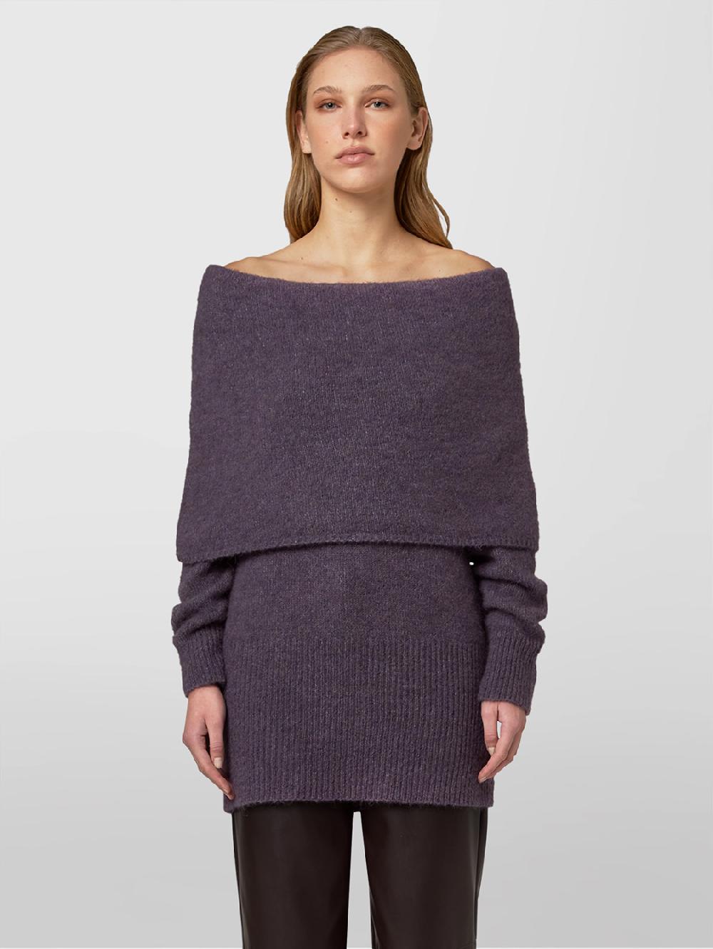 Alpha studio COLLO DECOLLETE M/L RASATO In Saldo