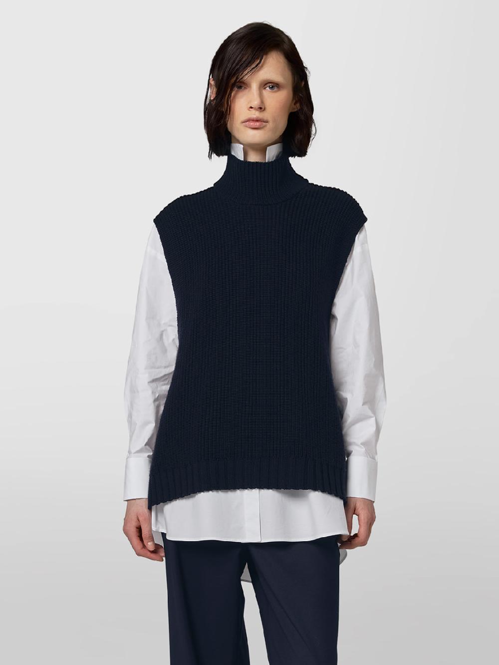 Alpha studio COLLO ALTO S/M MAGLIA PERLATA In Linea