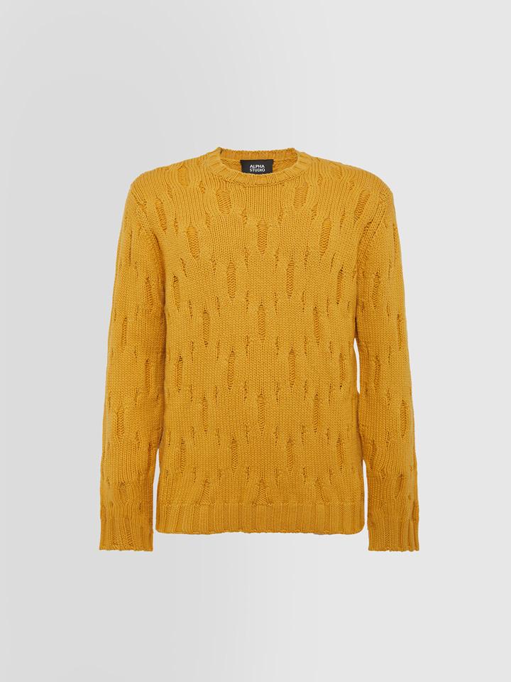 Alpha studio GIROCOLLO SPECIAL KNIT Sconto
