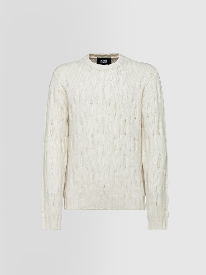 Alpha studio GIROCOLLO SPECIAL KNIT Offerta