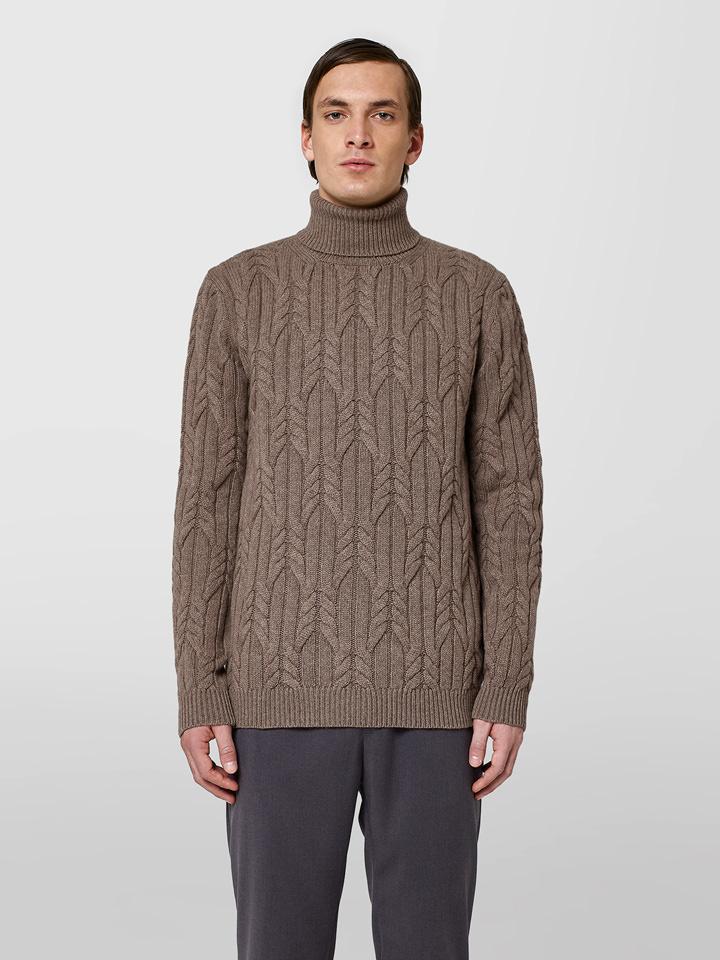 Alpha studio CICLISTA IN CASHMERE TRECCIA Offerte