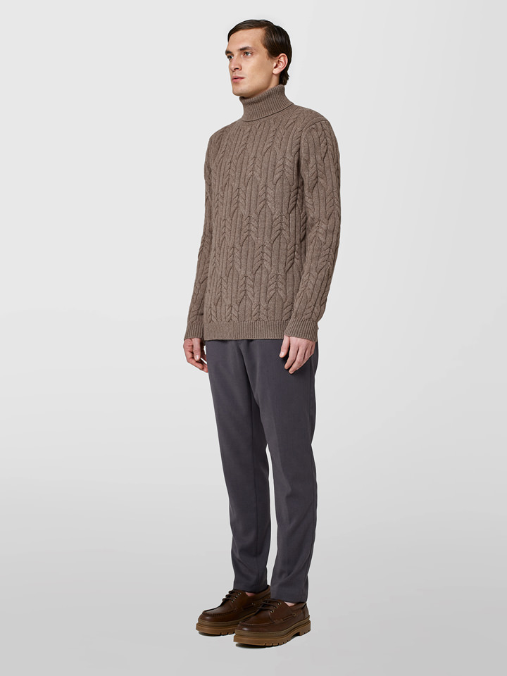 Alpha studio CICLISTA IN CASHMERE TRECCIA Offerte