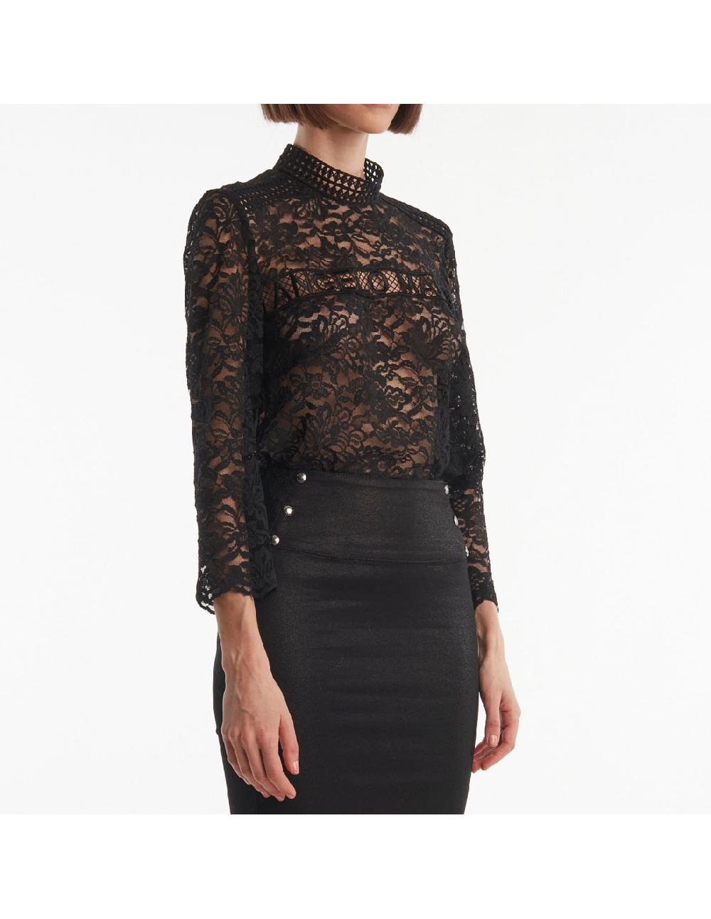 Angelo marani BLUSA IN PIZZO Novità