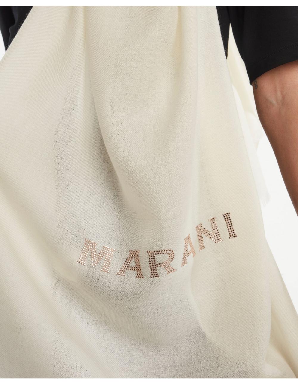 Angelo marani SCIARPA C/APPLICAZ Hotsell
