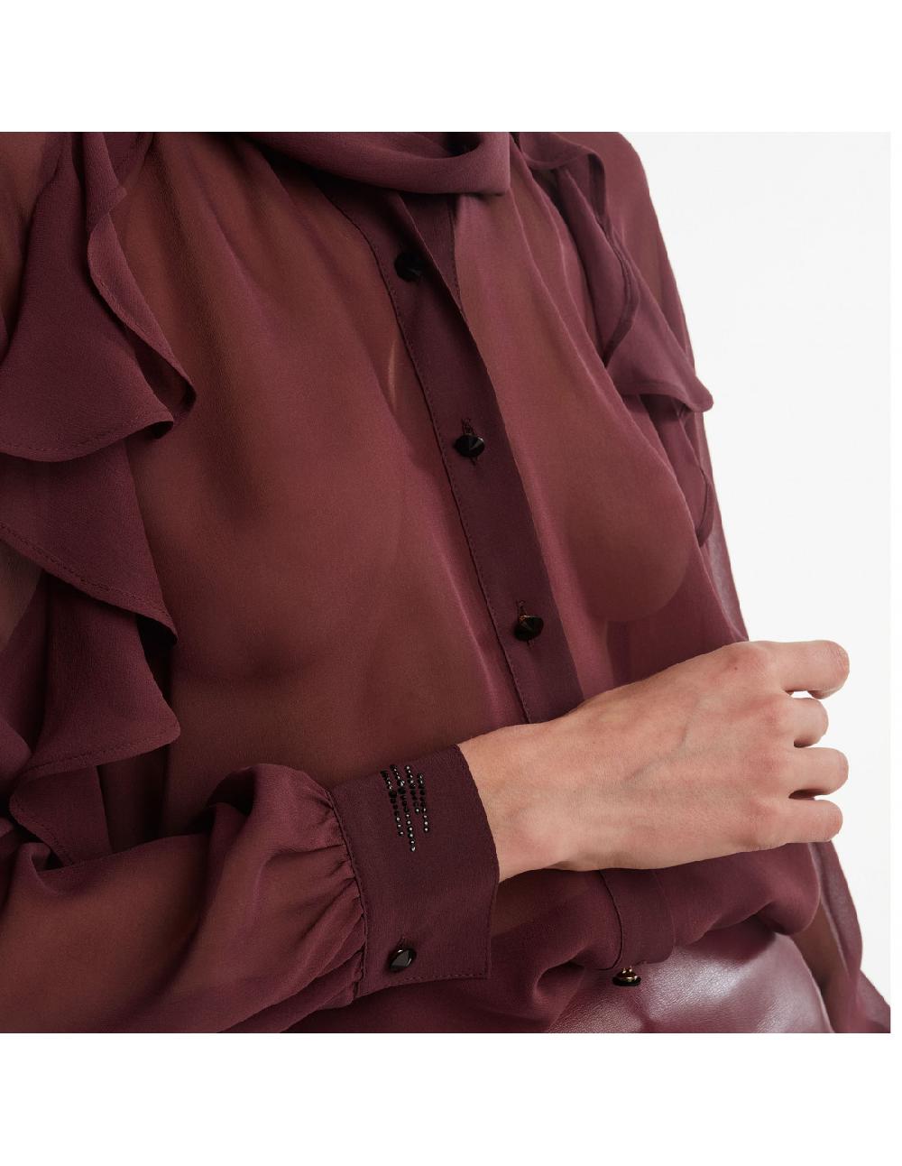 Angelo marani CAMICIA CON ROUCHES Italia
