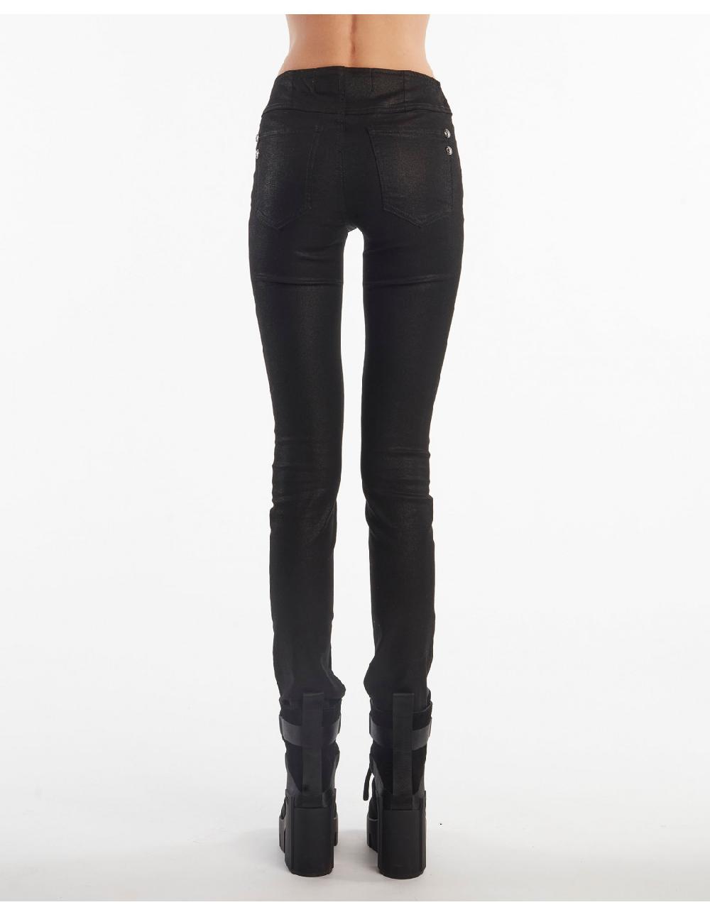 Angelo marani LEGGINGS SPALMATO C/SPACCO Consegna Veloce