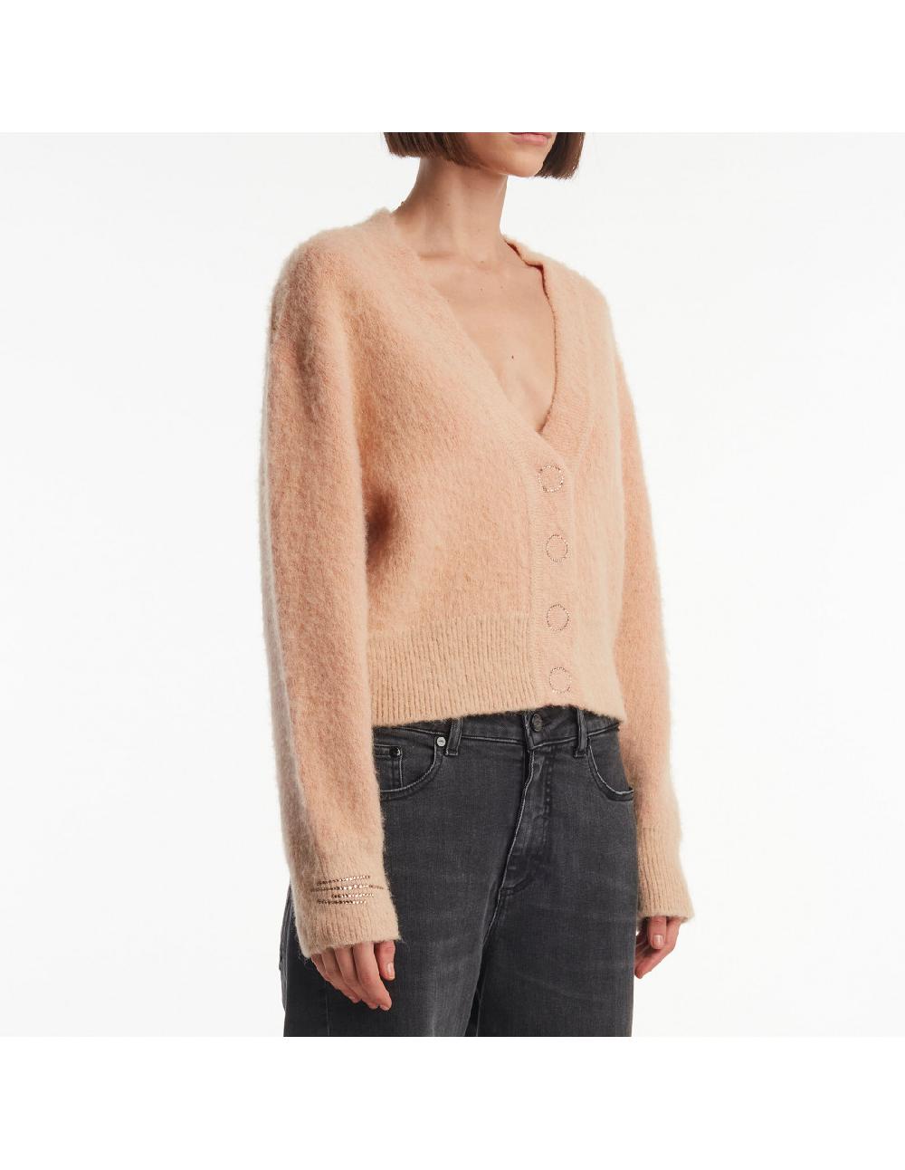 Angelo marani CARDIGAN GARZATO + APPL In Vendita