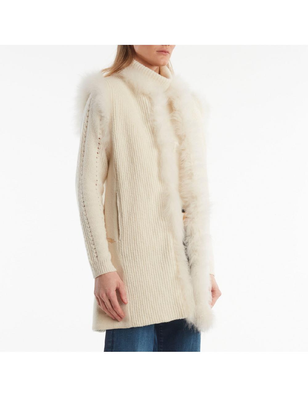 Angelo marani GILET C/BORDI IN PELLICCIA Vendita